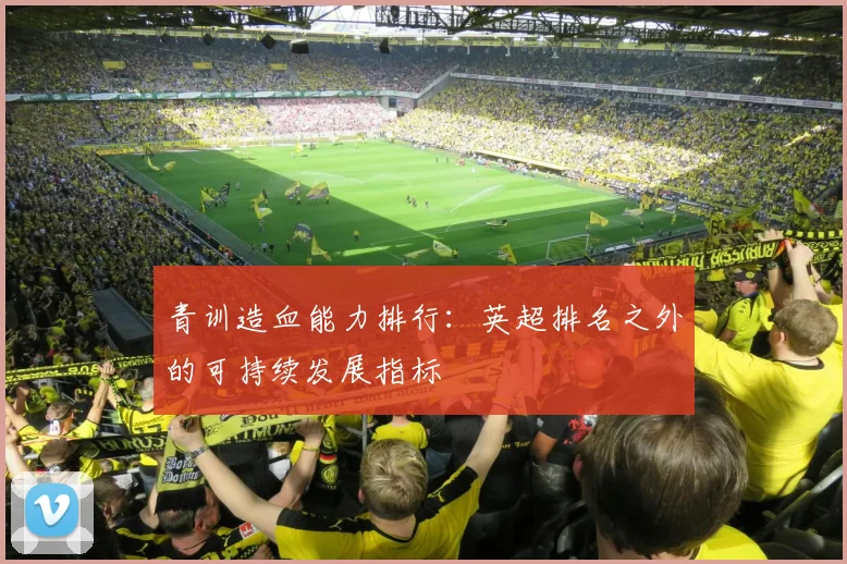 青训造血能力排行：英超排名之外的可持续发展指标